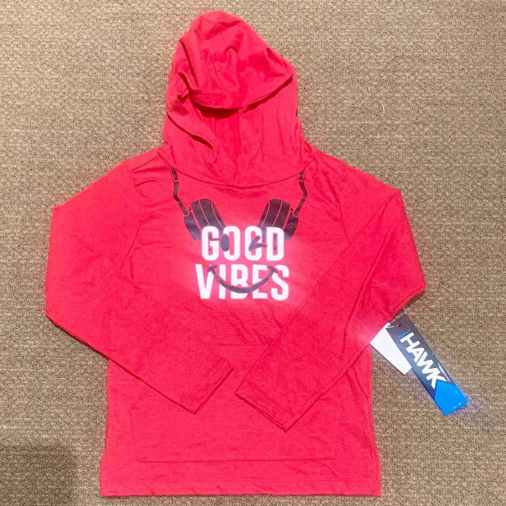 NWT Boys Tony Hawk Hooded Shirt